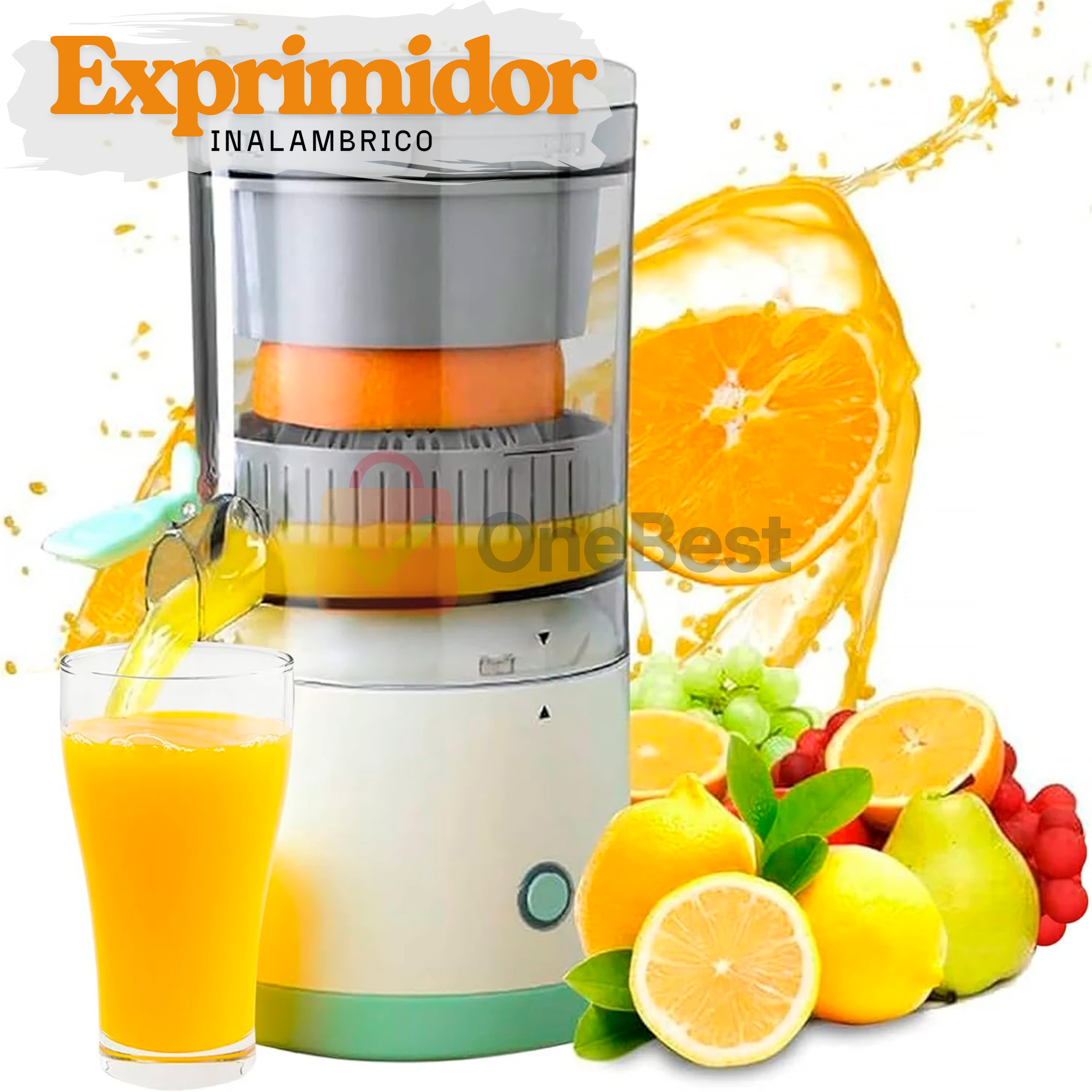Exprimidor Eléctrico Inalámbrico
