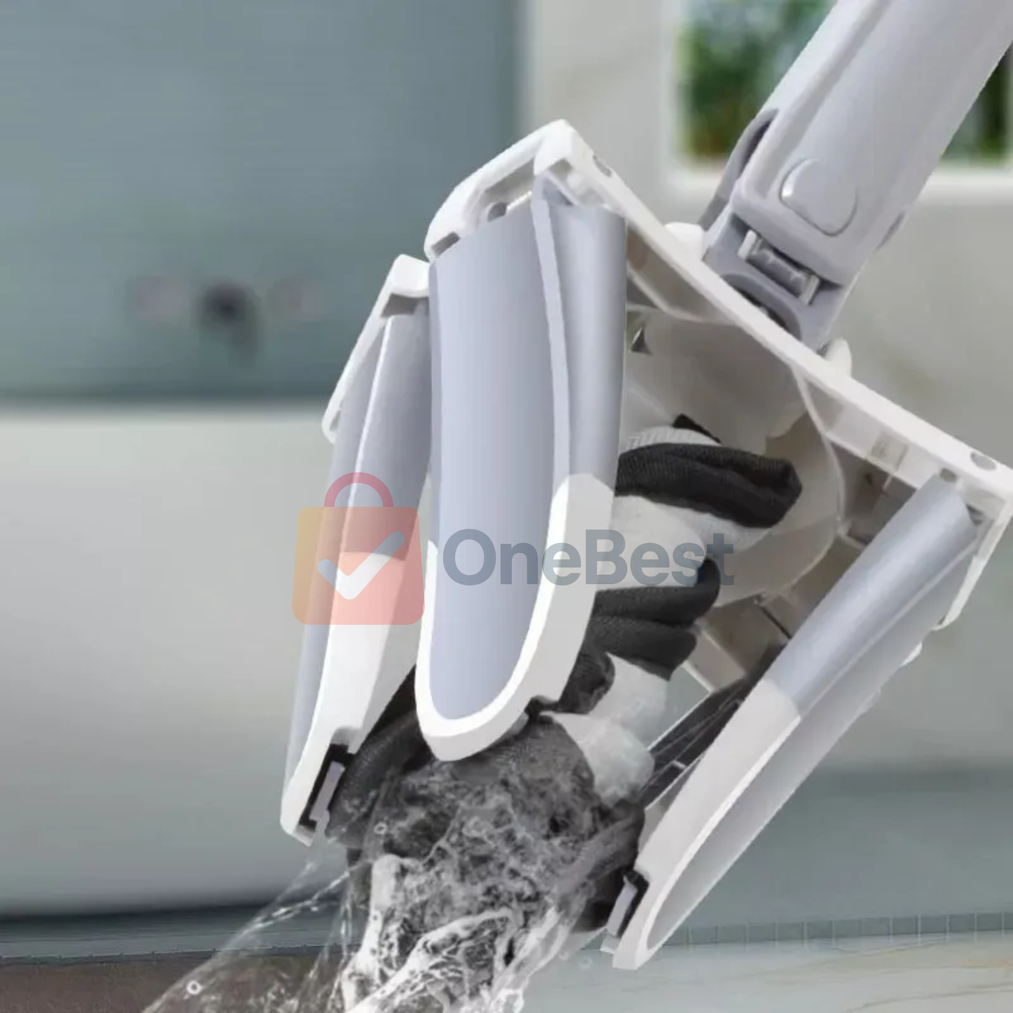 Mopa con Exprimidor de Microfibra